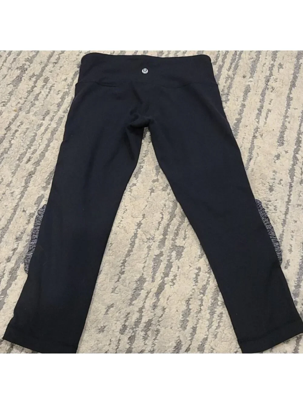 Lululemon Wunder Under Crop*RuffleBlack